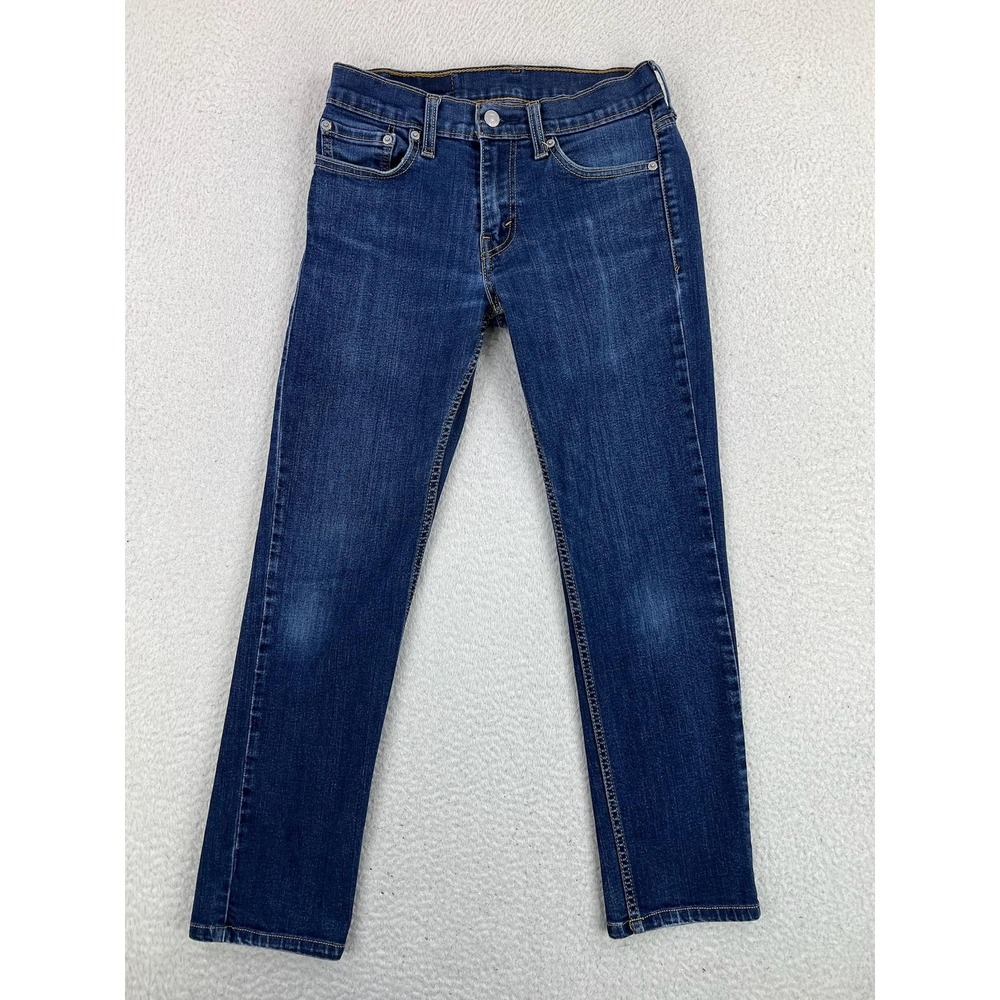 Levis 511 Mens 28x30 Blue Slim Straight Stretch Denim Medium Wash Jeans